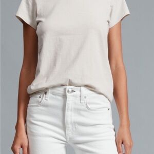 NWT Rag & Bone white Short Sleeve Tee xs